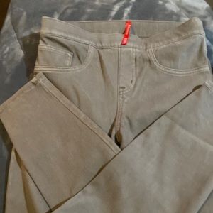 Spank Olive Green Leggings, size Small/Petite.